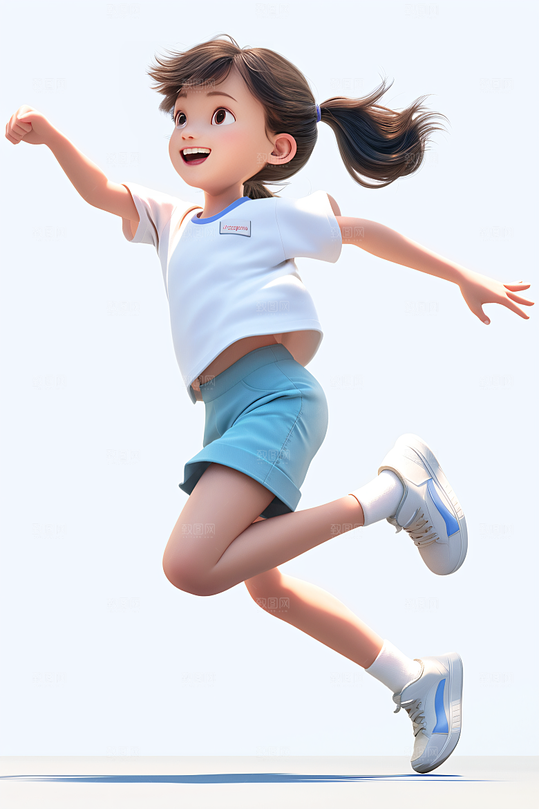 小孩人物童年模型