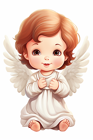可爱小天使丘比特甜美素材