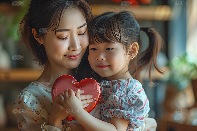 母亲肖像母亲节形象摄影图