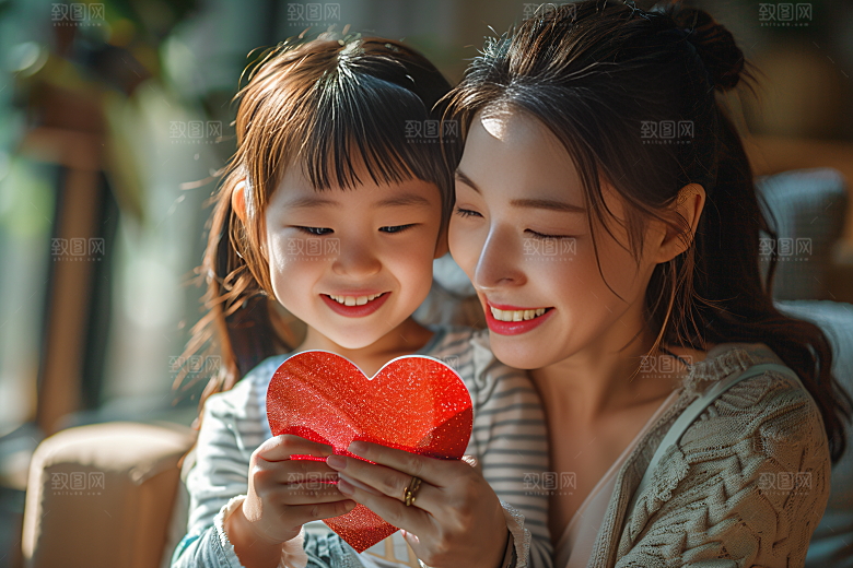 母亲肖像母爱感恩摄影图