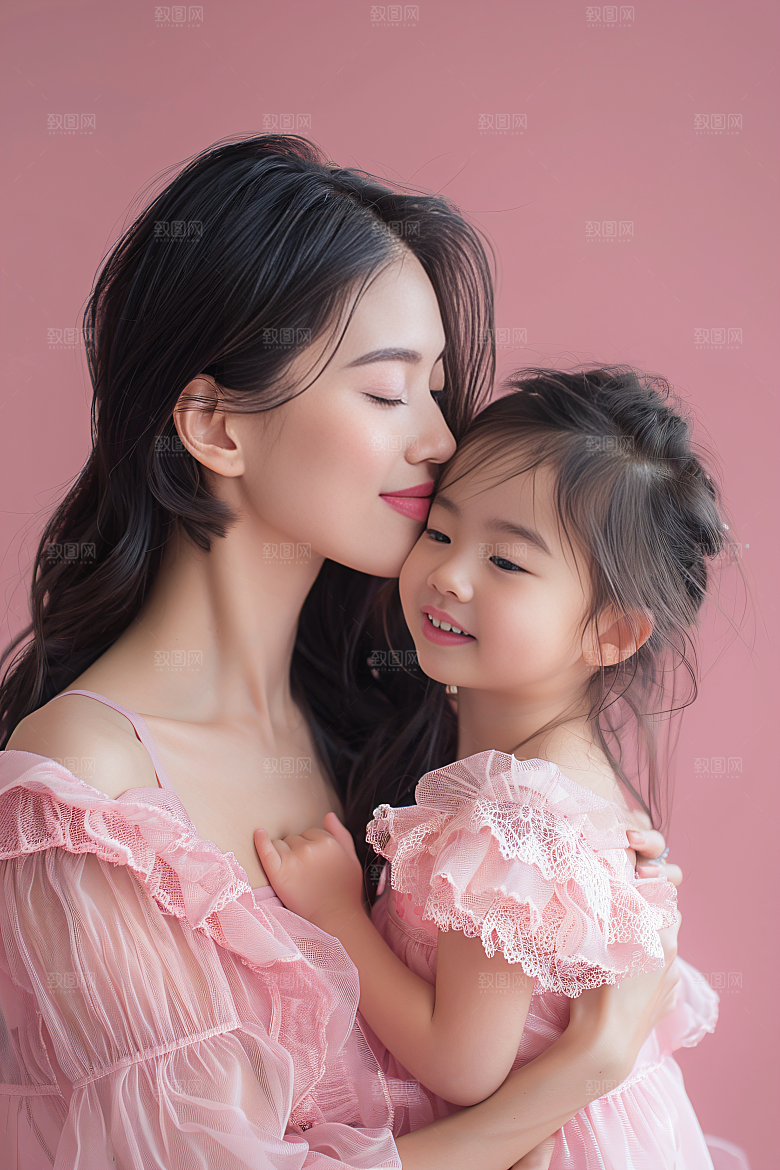 母亲肖像感恩母亲节摄影图