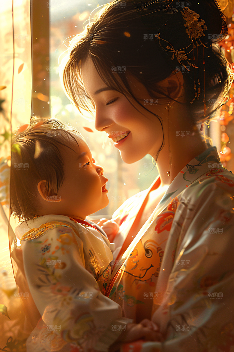 母亲肖像母亲节高清摄影图