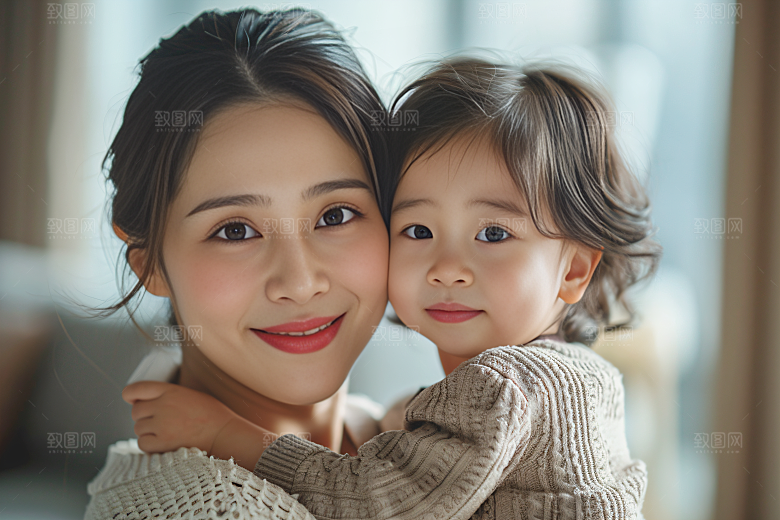 母亲肖像唯美母亲节摄影图