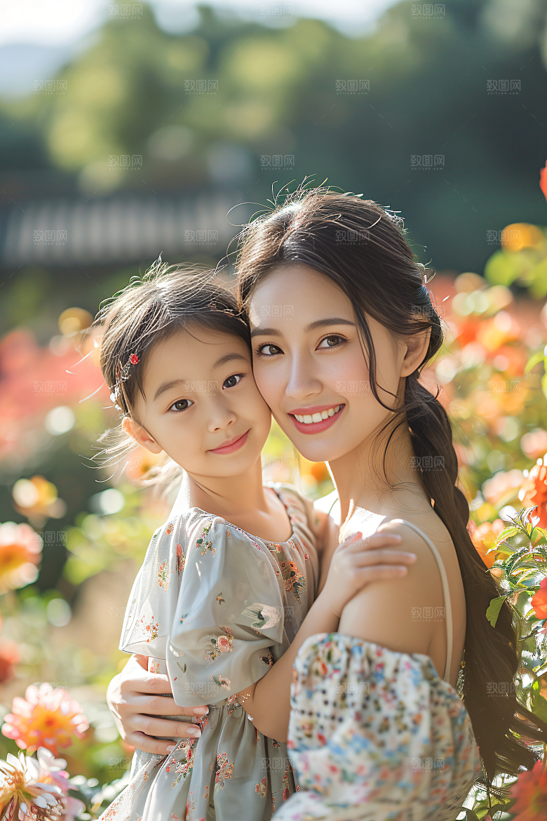 母亲肖像高清亲情摄影图