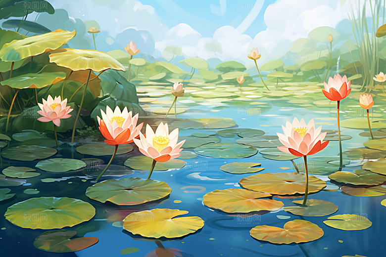 夏至高清氛围素材