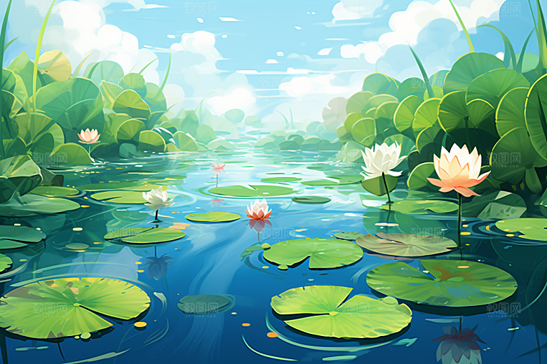 夏至自然夏天素材