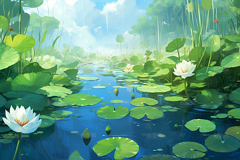 夏至自然夏天素材