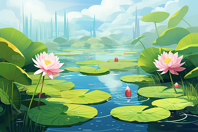 夏至高清氛围素材