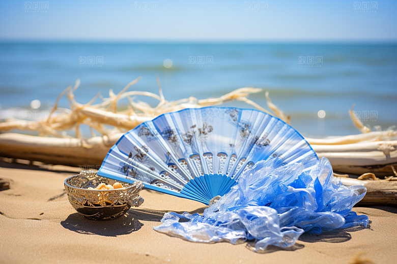夏至氛围清新素材