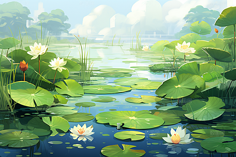 夏至自然夏天素材