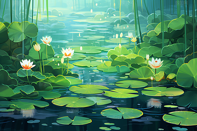 夏至高清氛围素材