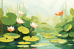 夏至高清氛围素材