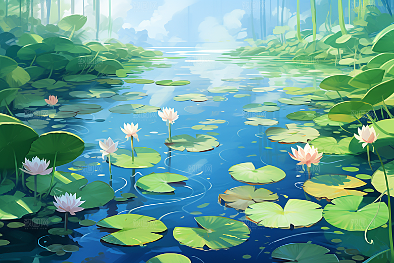 夏至高清夏天素材