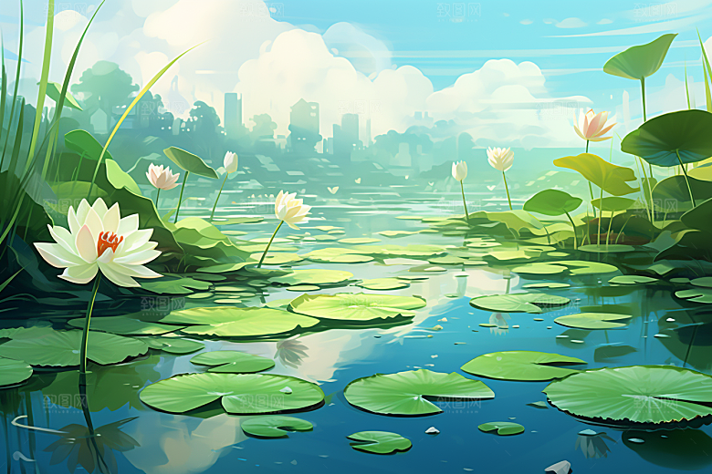 夏至初夏氛围素材