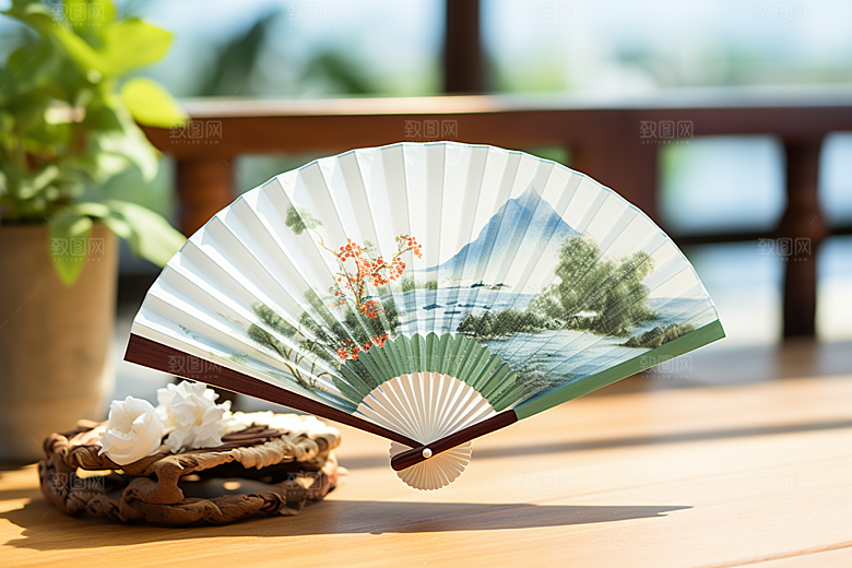 夏至氛围清新素材