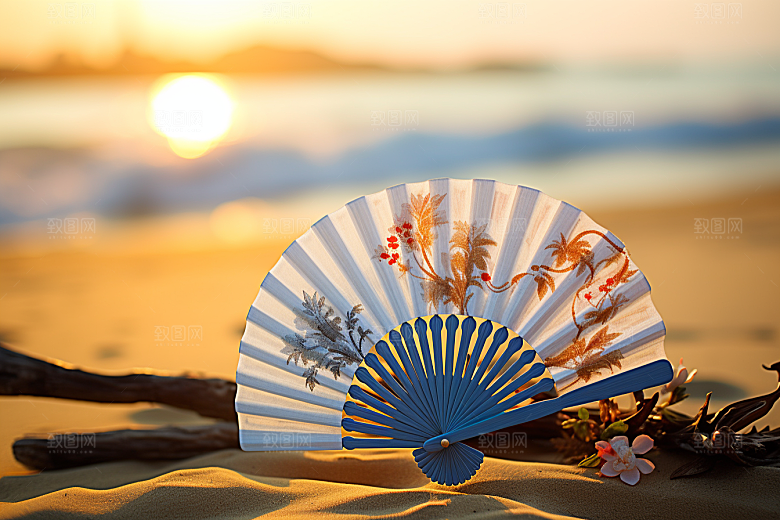 夏至初夏清凉解暑素材