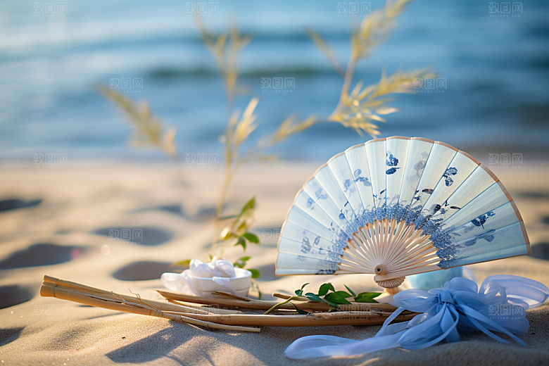 夏至夏天氛围素材