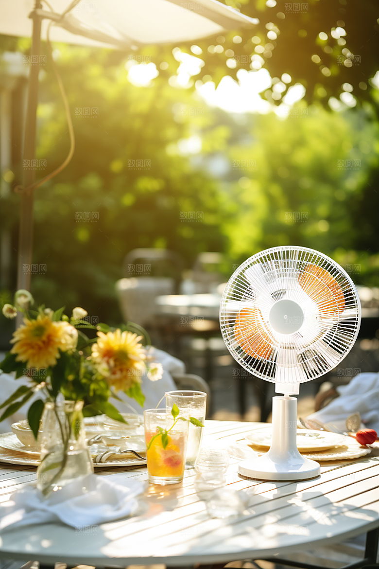 夏至氛围元素素材
