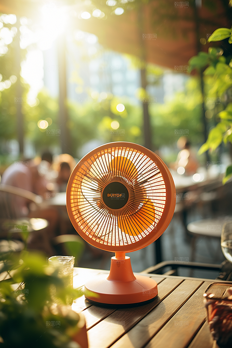 夏至清凉解暑氛围素材