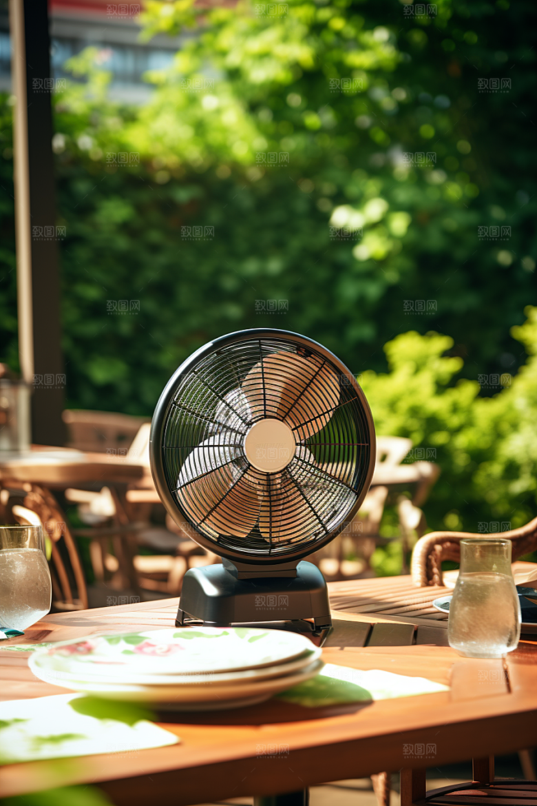 夏至氛围清凉解暑素材