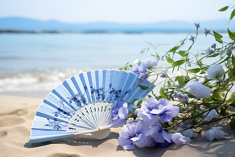 夏至清凉解暑元素素材