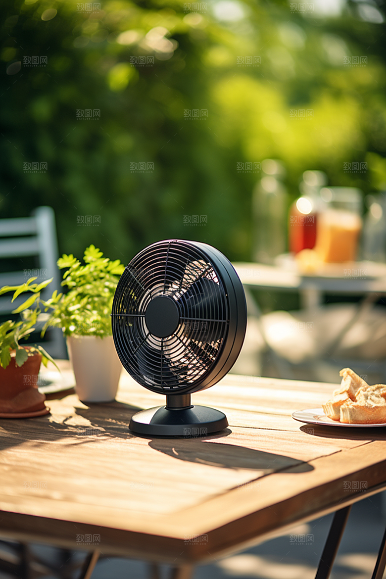 夏至清新元素素材