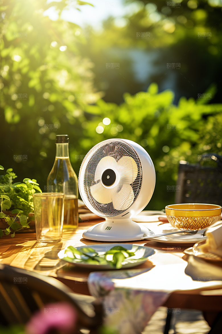 夏至自然清凉解暑素材