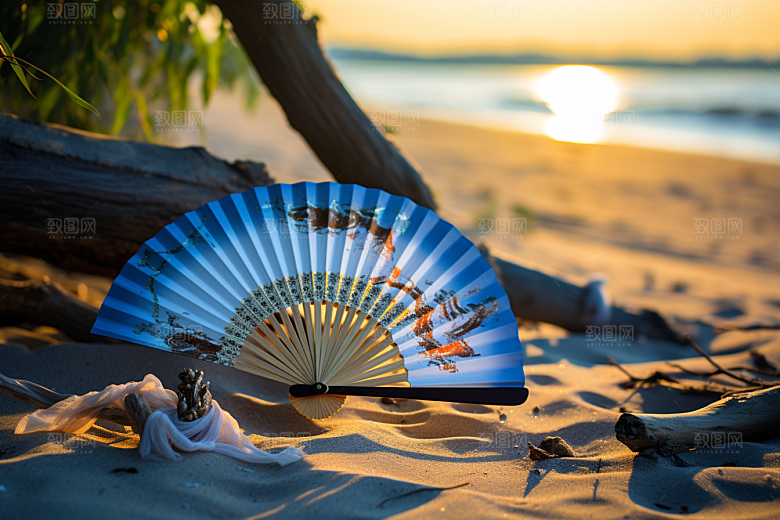 夏至夏天清新素材
