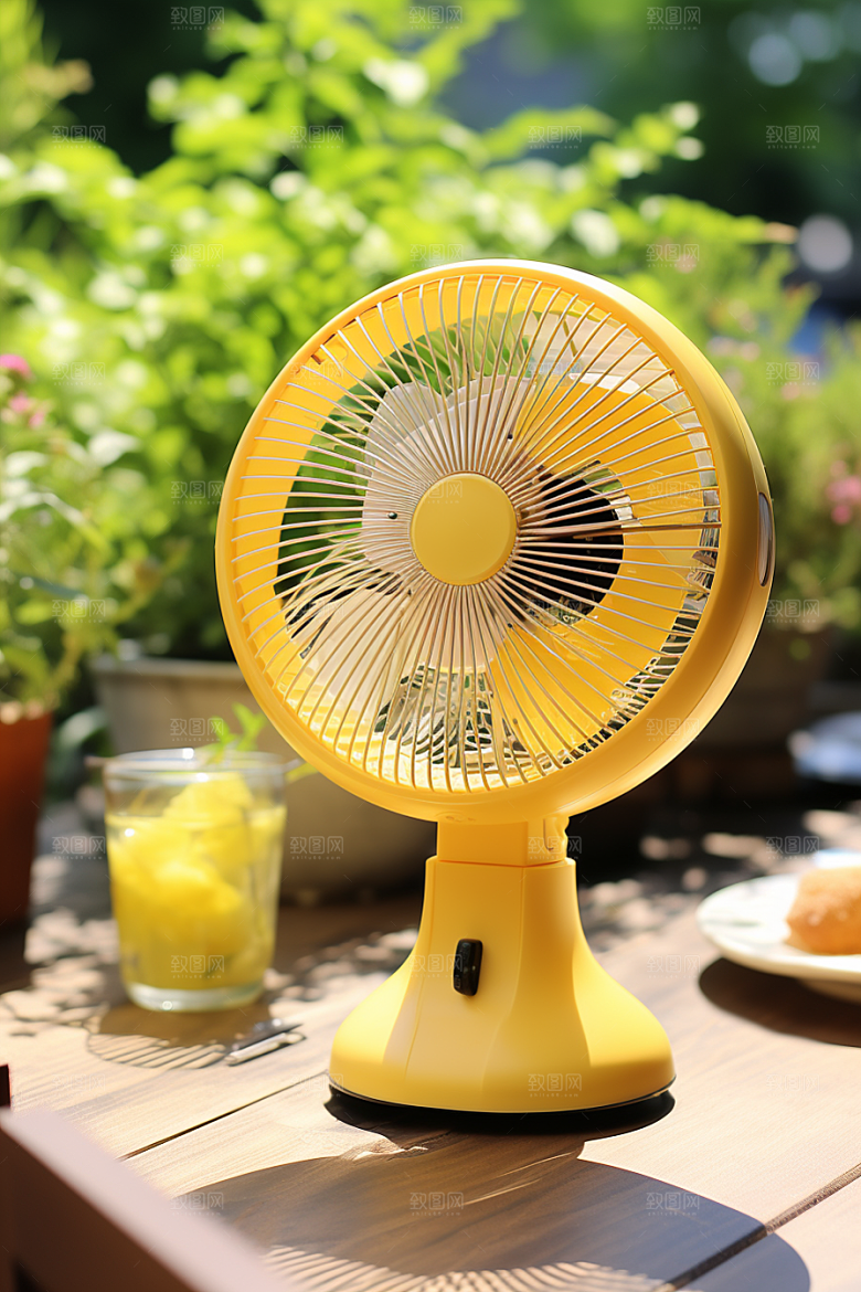 夏至氛围清凉解暑素材