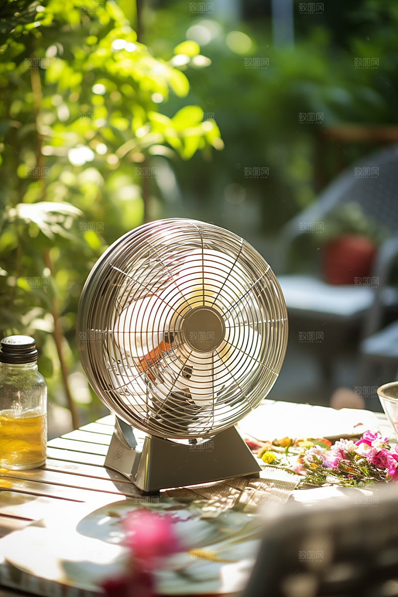夏至夏天清凉解暑素材