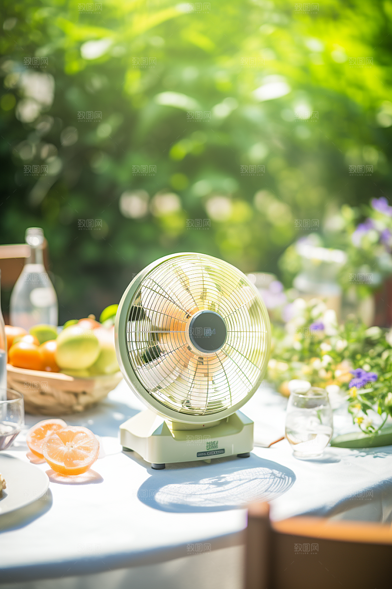 夏至自然清凉解暑素材