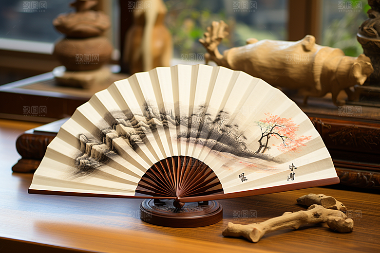 夏至清新清凉解暑素材