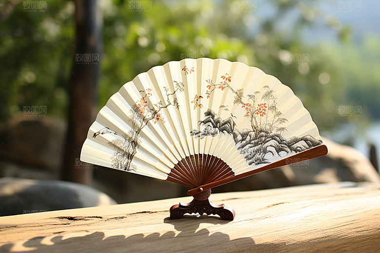 夏至氛围清凉解暑素材