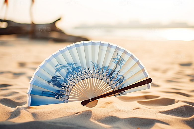 夏至氛围清新素材