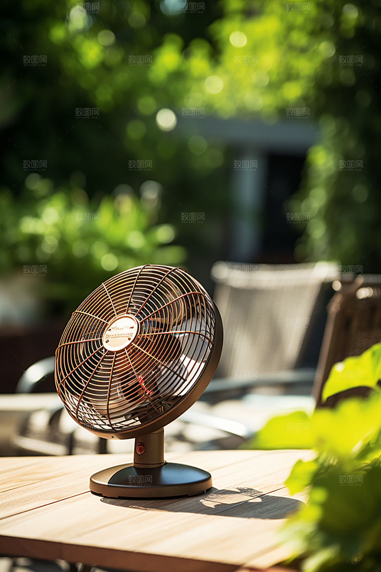 夏至清新清凉解暑素材