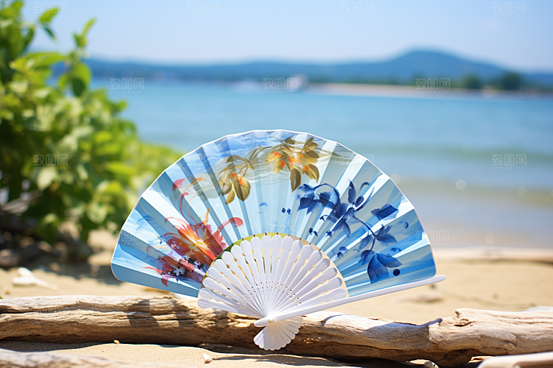 夏至夏天清凉解暑素材
