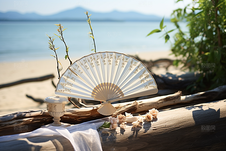 夏至清凉解暑氛围素材