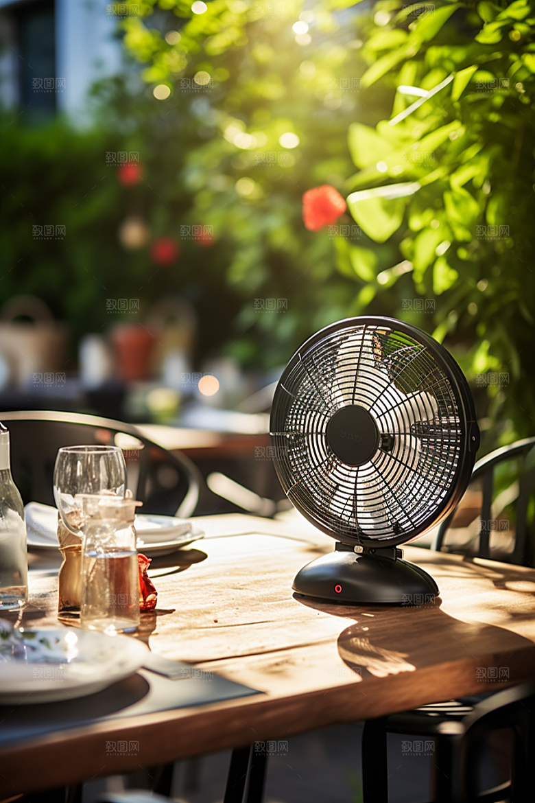 夏至夏天清凉解暑素材