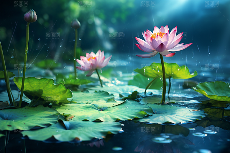 夏至元素氛围素材