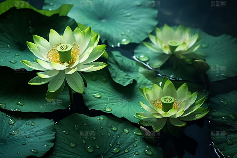 夏至高清清凉解暑素材