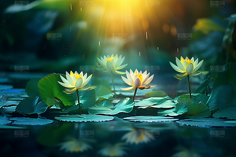 夏至氛围自然素材