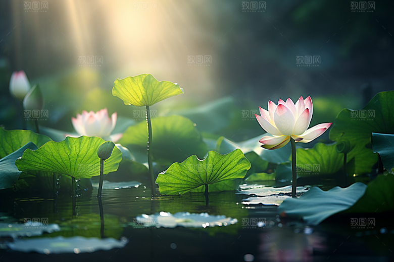 夏至氛围高清素材