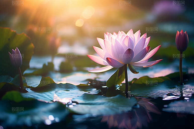 夏至氛围自然素材