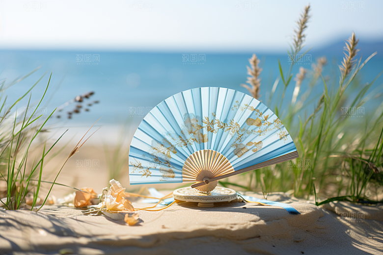 夏至夏天清新素材
