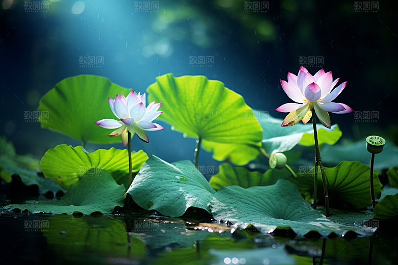 夏至清新自然素材