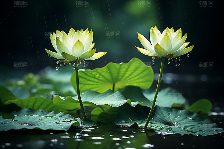 夏至清凉解暑高清素材