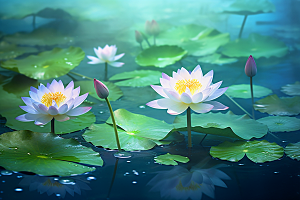 夏至自然清新素材