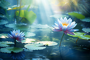 夏至氛围高清素材
