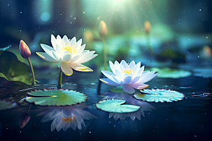 夏至自然氛围素材
