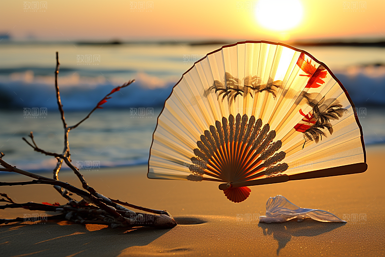 夏至元素夏天素材